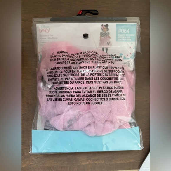 NWT Disney Baby Minnie Mouse • 18-24m • Costume Dress with Ears Accessory - Picture 9 of 12